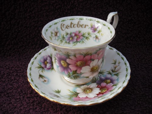 Tazza piattino ottobre - tazza, e