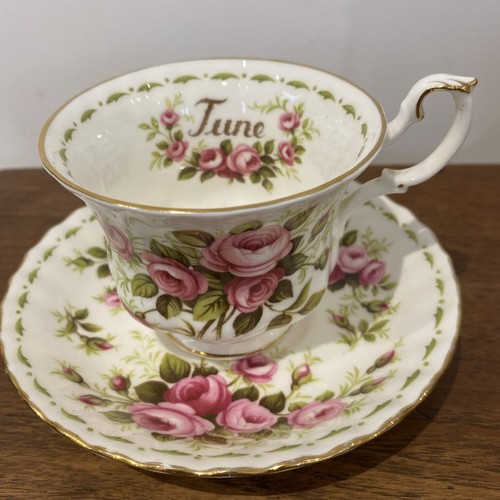 Piattino tazza rose giugno