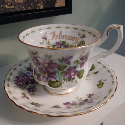 Tazza piattino vintage - tazza,